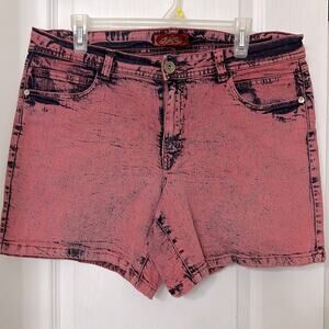 Pink jean shorts size 16